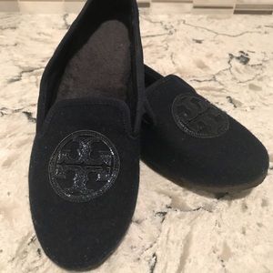 Tory Burch Navy Loafers
